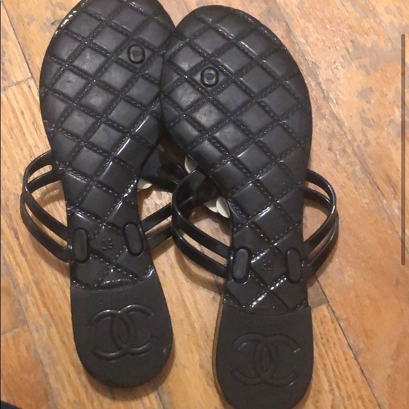 Chanel Camellia Jellies Sandals - Picture 2 of 2